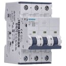 Siemens 5SY4306-6 Leitungsschutzschalter 400 V Icn: 10 kA 3P Icu: 35 kA B-Char In: 6 A