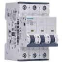 Siemens 5SY4306-7 Leitungsschutzschalter 400 V Icn: 10 kA 3P Icu: 35 kA C-Char In: 6 A