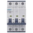 Siemens 5SY6306-6 Leitungsschutzschalter 400 V Icn: 6 kA 3P Icu: 30 kA B-Char In: 6 A