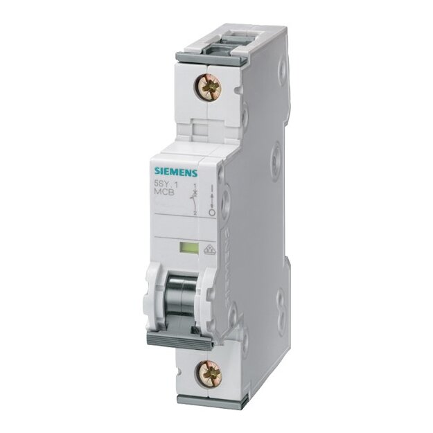 Siemens 5SY5102-7 Leitungsschutzschalter 230/400 V Icn: 10 kA 1P C-Char In: 2 A Allstrom