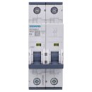 Siemens 5SY4204-7 Leitungsschutzschalter 400 V Icn: 10 kA 2P Icu: 35 kA C-Char In: 4 A