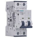 Siemens 5SY4204-7 Leitungsschutzschalter 400 V Icn: 10 kA 2P Icu: 35 kA C-Char In: 4 A