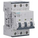 Siemens 5SY6320-6 Leitungsschutzschalter 400 V Icn: 6 kA 3P Icu: 15 kA B-Char In: 20 A