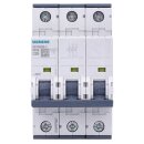 Siemens 5SY6325-7 Leitungsschutzschalter 400 V Icn: 6 kA 3P Icu: 15 kA C-Char In: 25 A