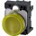 Siemens 3SU1102-6AA30-1AA0 Leuchtmelder 22mm rund Kunststoff gelb Linse glatt AC/DC 24V