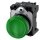 Siemens 3SU1106-6AA40-1AA0 Leuchtmelder 22mm rund Kunststoff grün Linse glatt AC 230V