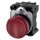 Siemens 3SU1106-6AA20-1AA0 Leuchtmelder 22mm rund Kunststoff rot Linse glatt AC 230V