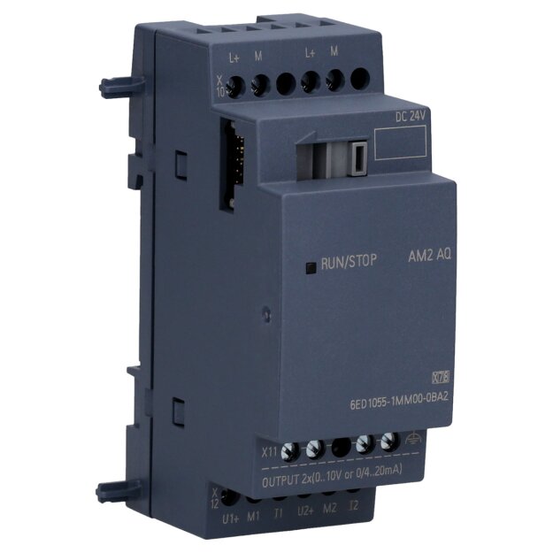 Siemens 6ED1055-1MM00-0BA2 LOGO! AM2 AQ 0 10 V 0/4 20 mA für LOGO! 8