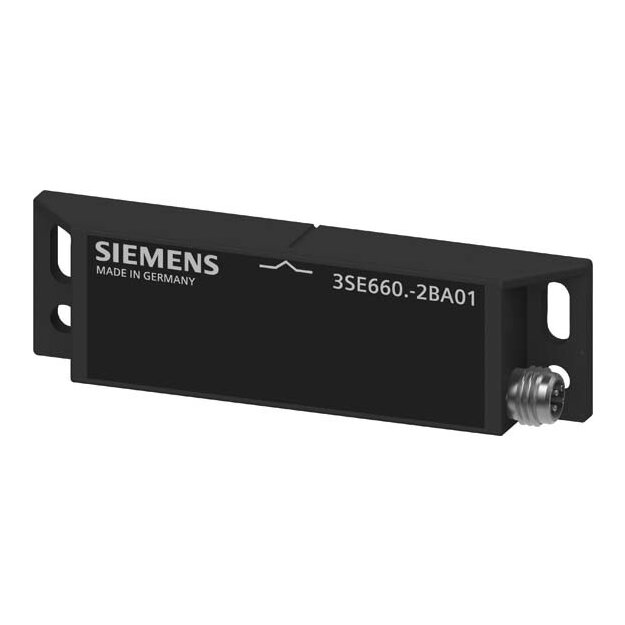 Siemens 3SE6604-2BA01 Magnetschalter Schaltelement 25x88mm 20E M8 Stecker 4pol.