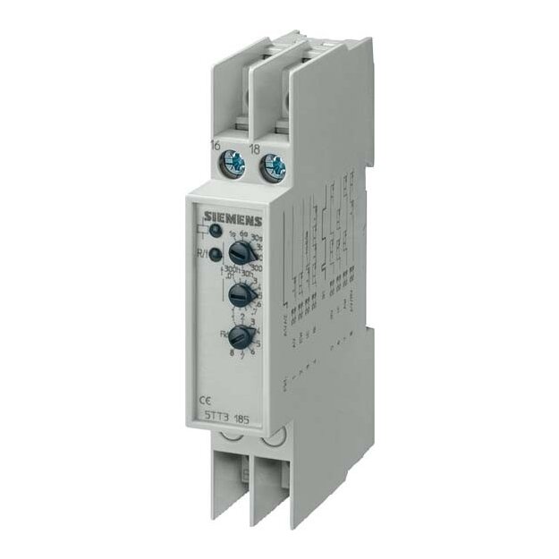 Siemens 5TT3185 Multifunktions-Zeitschalter Kontakt AC 230V 4A 1 Wechsler Ansteuerung AC/DC12.