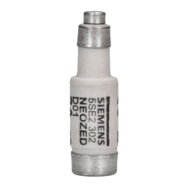 Siemens 5SE2302 NEOZED-Sicherungseinsatz 400V gG Größe D01 2A mit verzinnten Kontaktkappen