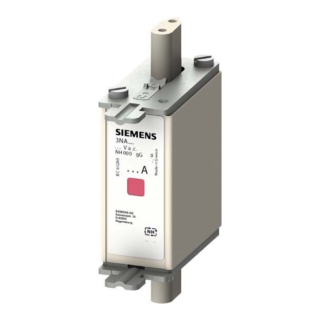 Siemens 3NA7805 NH-Sicherungseinsatz NH000 In: 16 A gG Un AC: 500 V Un DC: 250 V