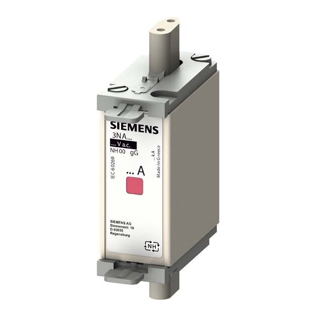 Siemens 3NA6812 NH-Sicherungseinsatz NH000 In: 32 A gG Un AC: 500 V Un DC: 250 V