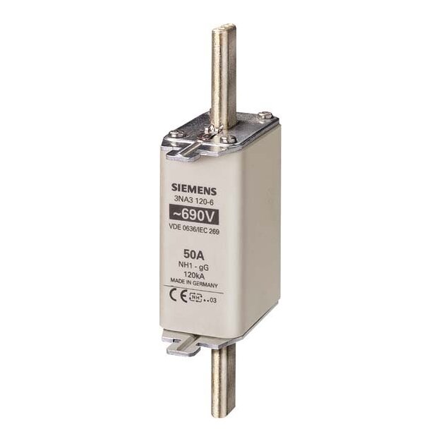 Siemens 3NA3136-6 NH-Sicherungseinsatz NH1 In: 160 A gG Un AC: 690 V Un DC: 440 V