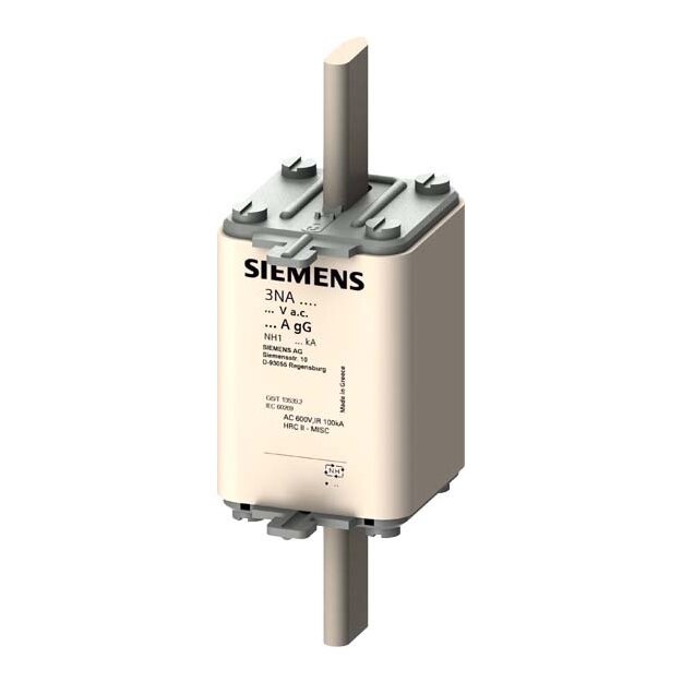 Siemens 3NA3140 NH-Sicherungseinsatz NH1 In: 200 A gG Un AC: 500 V Un DC: 440 V