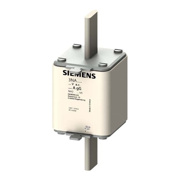 Siemens 3NA3254 NH-Sicherungseinsatz NH2 In: 355 A gG Un AC: 500 V Un DC: 440 V