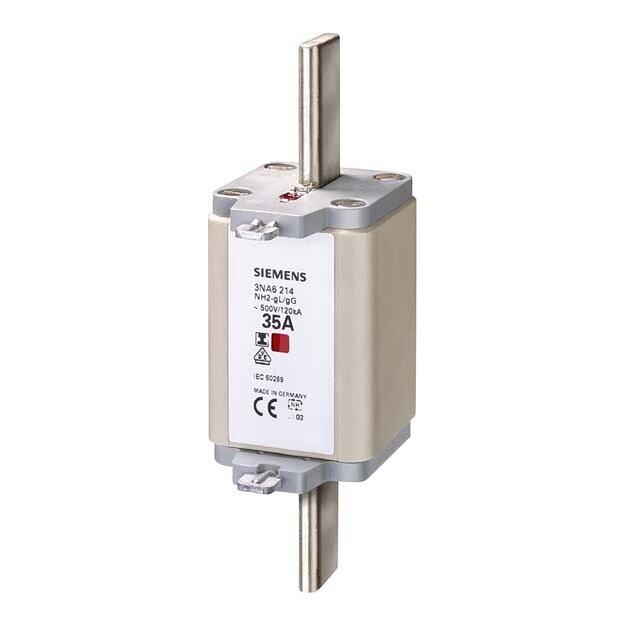 Siemens 3NA6222 NH-Sicherungseinsatz NH2 In: 63 A gG Un AC: 500 V Un DC: 440 V