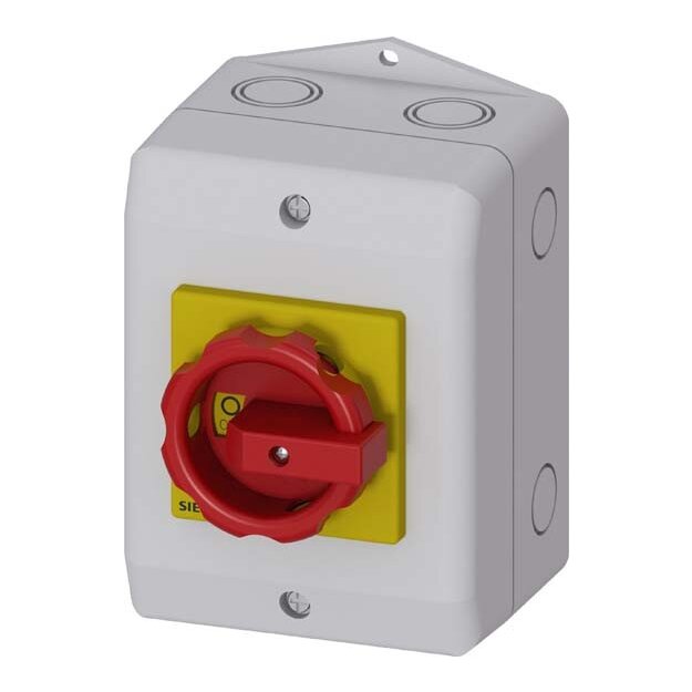Siemens 3LD2264-0TB53 Lasttrennschalter 3LD Not-Aus-Schalter 3-polig Iu: 32 A Betriebsleistung