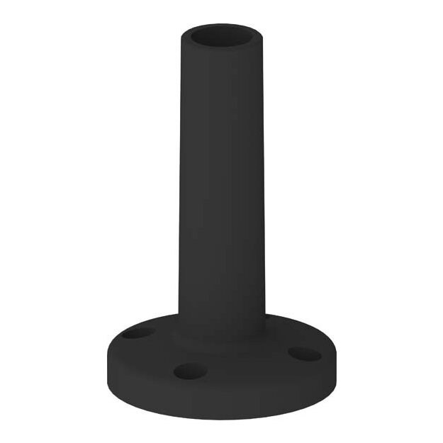 Siemens 8WD4308-0DA Rohr mit Fuß Rohrlänge 100mm Zubehör für Signalsäulen 8WD44 D=70mm