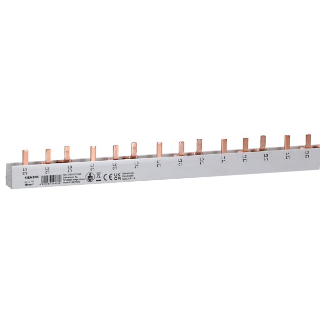 Siemens 5ST3710 Stiftsammelschiene berührungssicher 16mm2 3-phasig 1016mm lang schneidbar