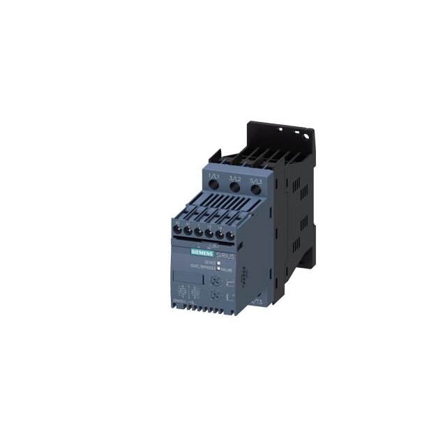 Siemens 3RW3014-1BB04 Sanftstarter S00 6,5A 3kW/400V 40 Grad AC200-480V AC/DC24V