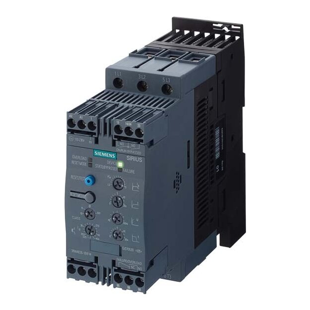 Siemens 3RW4036-1BB14 Sanftstarter S2 45A 22kW/400V 40 Grad AC200-480V AC/DC110-230V