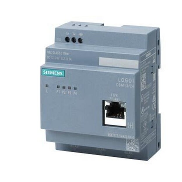 Siemens 6GK7177-1MA20-0AA0 SCALANCE LOGO! CSM 12/24 Unmanaged Switch 4x RJ45 1x Frontport
