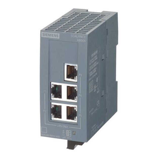 Siemens 6GK5005-0BA00-1AB2 SCALANCE XB005 Unmanaged Switch 5x RJ45