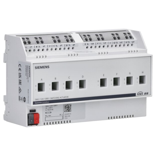 Siemens 5WG1534-1DB51 Schaltaktor N534D51 8 x AC 230V 16/20AX