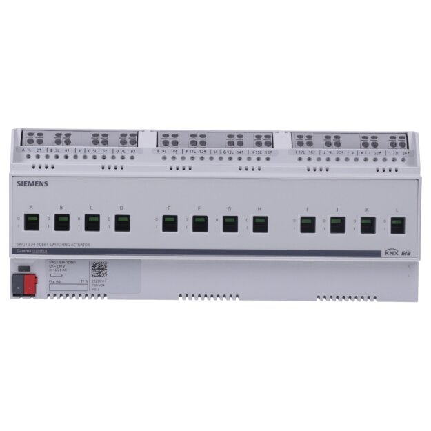 Siemens 5WG1534-1DB61 Schaltaktor N534D61 12x AC 230V 16/20AX
