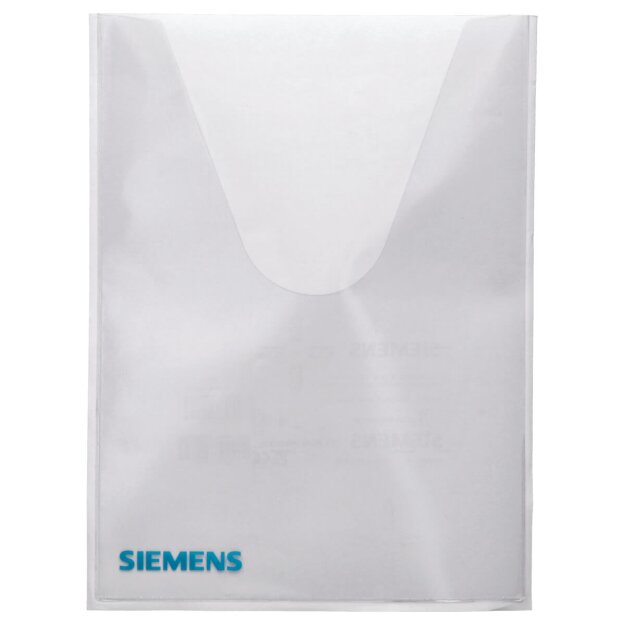 Siemens 8GK9910-0KK23 ALPHA Schaltplantasche DIN A4 Klarsichtfolie