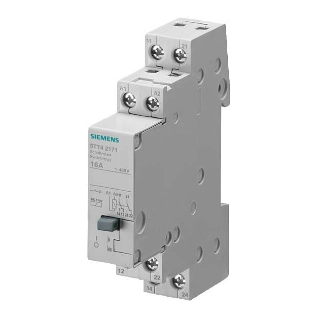 Siemens 5TT4217-2 Schaltrelais mit 2 Wechslern Kontakt für AC 230V 400V 16A Ansteuerung DC 24V