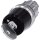 Siemens 3SU1050-5BF01-0AA0 Schlüsselschalter Siemens 22mm rund Metall hochglanz Schlüsselabzug O