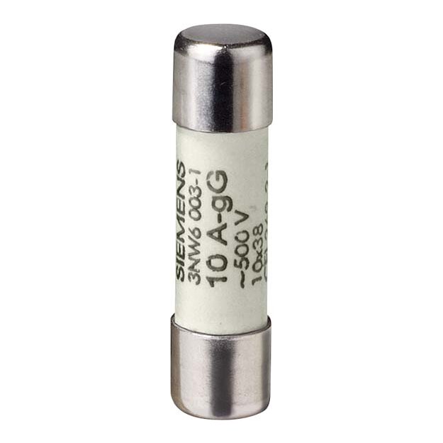 Siemens 3NW6005-1 SENTRON Zylindersicherungseinsatz 10x38 mm 16 A gG Un AC: 500 V