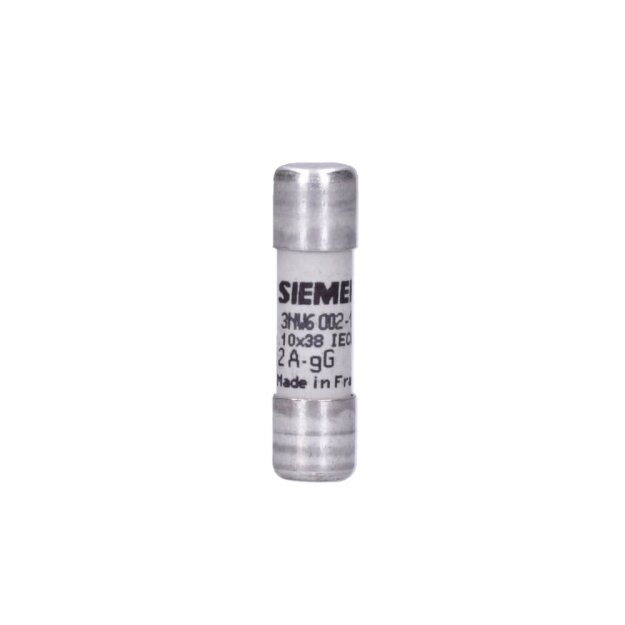Siemens 3NW6002-1 SENTRON Zylindersicherungseinsatz 10x38 mm 2 A gG Un AC: 500 V