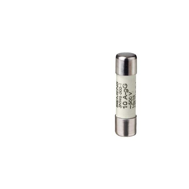 Siemens 3NW6007-1 SENTRON Zylindersicherungseinsatz 10x38 mm 20 A gG Un AC: 500 V