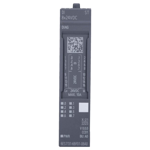 Siemens 6ES7131-6BF01-0BA0 SIMATIC ET 200SP DI 8x24 VDC ST VPE 1