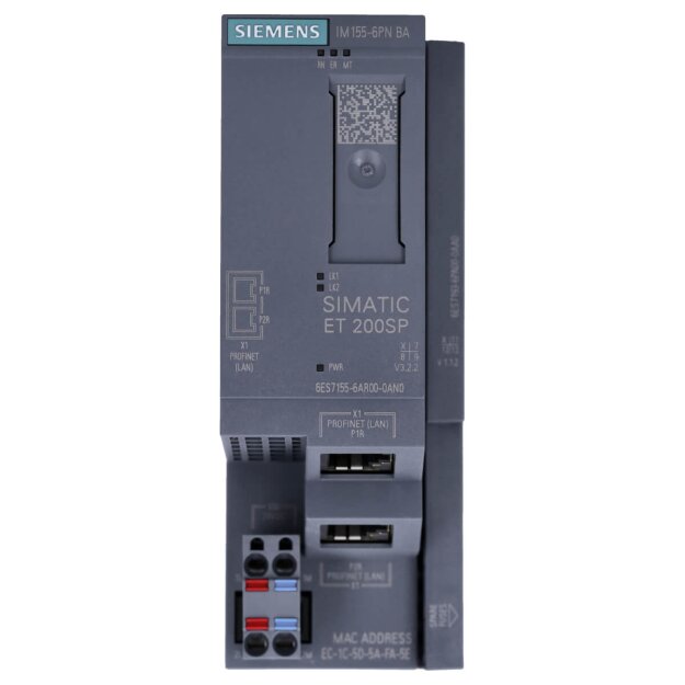 Siemens 6ES7155-6AR00-0AN0 SIMATIC ET 200SP IM 155-6 PN BA mit Servermodul