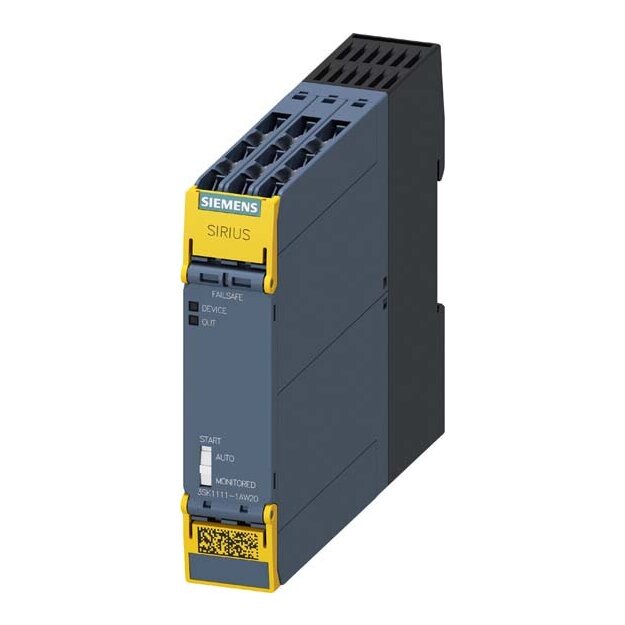 Siemens 3SK1111-1AW20 SIRIUS Sicherheitsschaltgerät Grundgerät Standard Reihe Relais-Freigabekreise