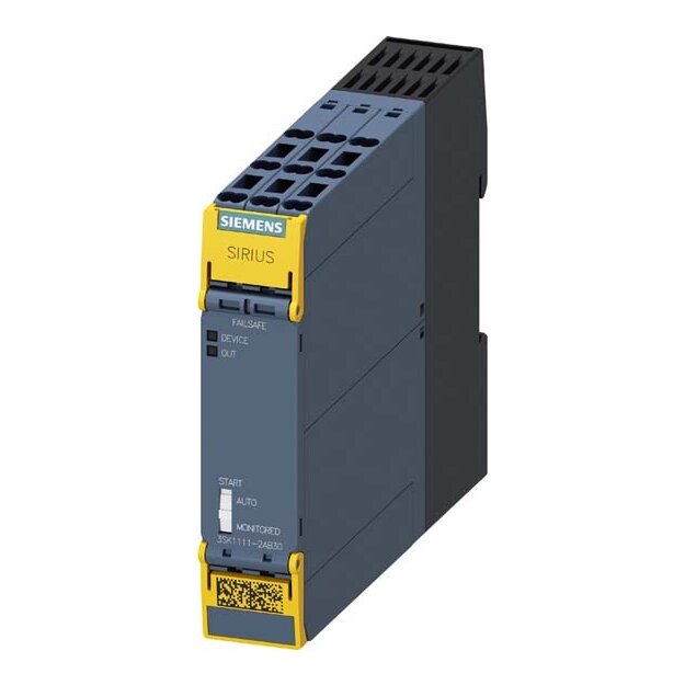 Siemens 3SK1111-2AB30 SIRIUS Sicherheitsschaltgerät Grundgerät Standard Reihe Relais-Freigabekreise