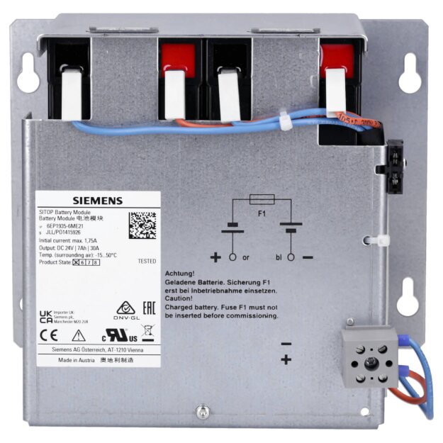 Siemens 6EP1935-6ME21 SITOP Batteriemodul DC 24 V/7 Ah