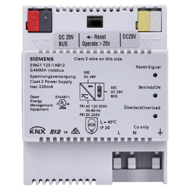Siemens 5WG1125-1AB12 Spannungsversorgung N125/12 320mA