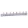 Siemens 5ST3713 Stiftsammelschiene berührungssicher 16mm2 3x 1-phasig+HS 214mm lang schneidbar