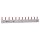 Siemens 5ST3602 Stiftsammelschiene 10mm2 Anschluss: 12x 1-phasig berührungssicher