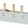 Siemens 5ST3616 Stiftsammelschiene 10mm2 Anschluss: 2x (3-phasig+HS/FS) berührungssicher
