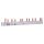 Siemens 5ST3623 Stiftsammelschiene 10mm2 Anschluss: 2x3X (1-phasig+N) berührungssicher