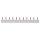 Siemens 5ST3667 Stiftsammelschiene 10mm2 Anschluss: 3-phasig/+ 8x Phase berührungssicher