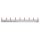 Siemens 5ST3620 Stiftsammelschiene 10mm2 Anschluss: 3x (3x (1x Phase+HS/FS) berührungssicher