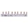 Siemens 5ST3614 Stiftsammelschiene 10mm2 Anschluss: 3x 3-phasig berührungssicher