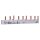 Siemens 5ST3614 Stiftsammelschiene 10mm2 Anschluss: 3x 3-phasig berührungssicher